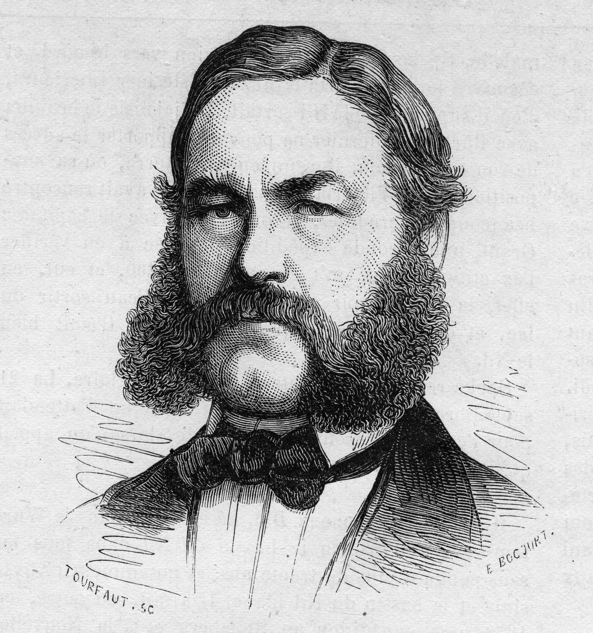 Henri (Heinrich) Barth portréja, német utazó és felfedező 1821-1865. alkotó: Unknown artist