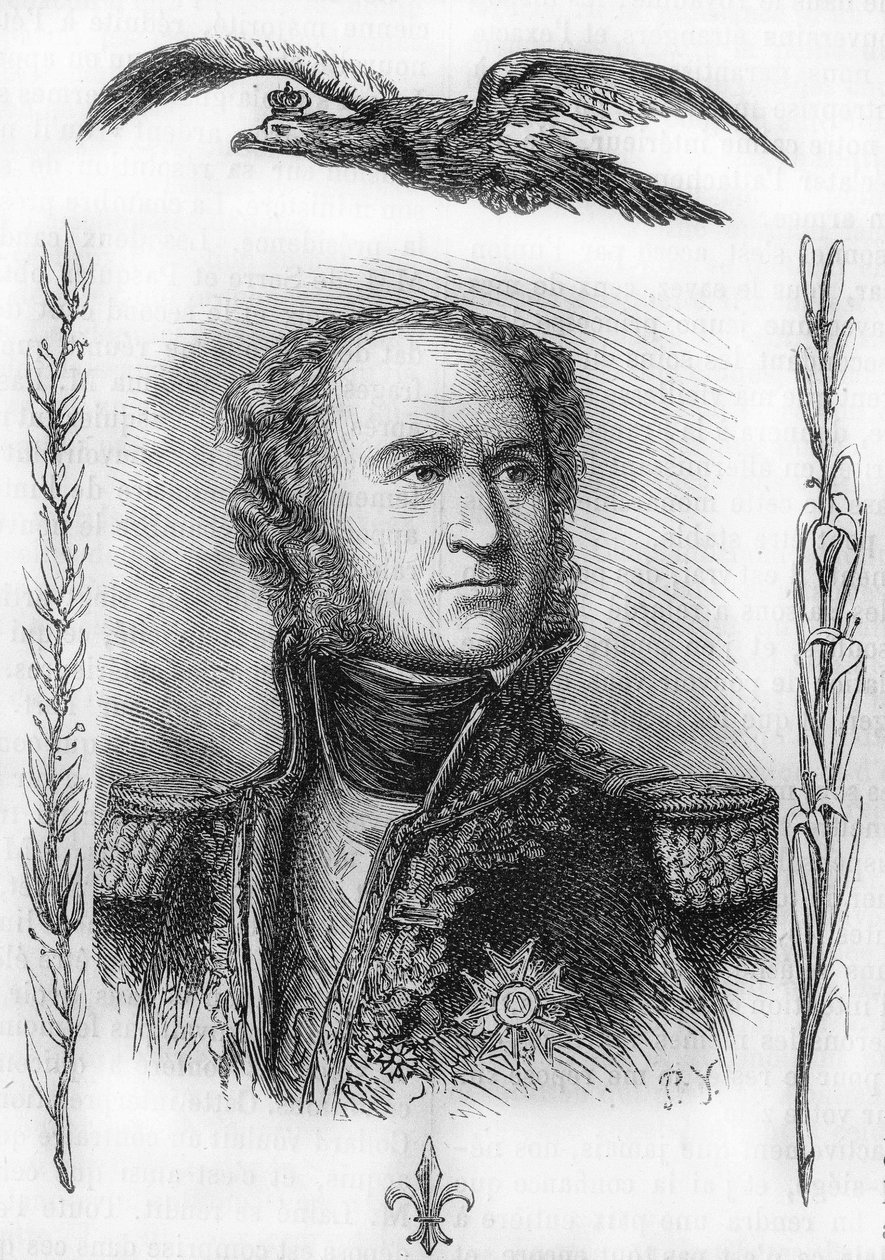 Henri Clarke francia tábornok és politikus portréja (Feltre hercege 1809 alkotó: Unknown artist