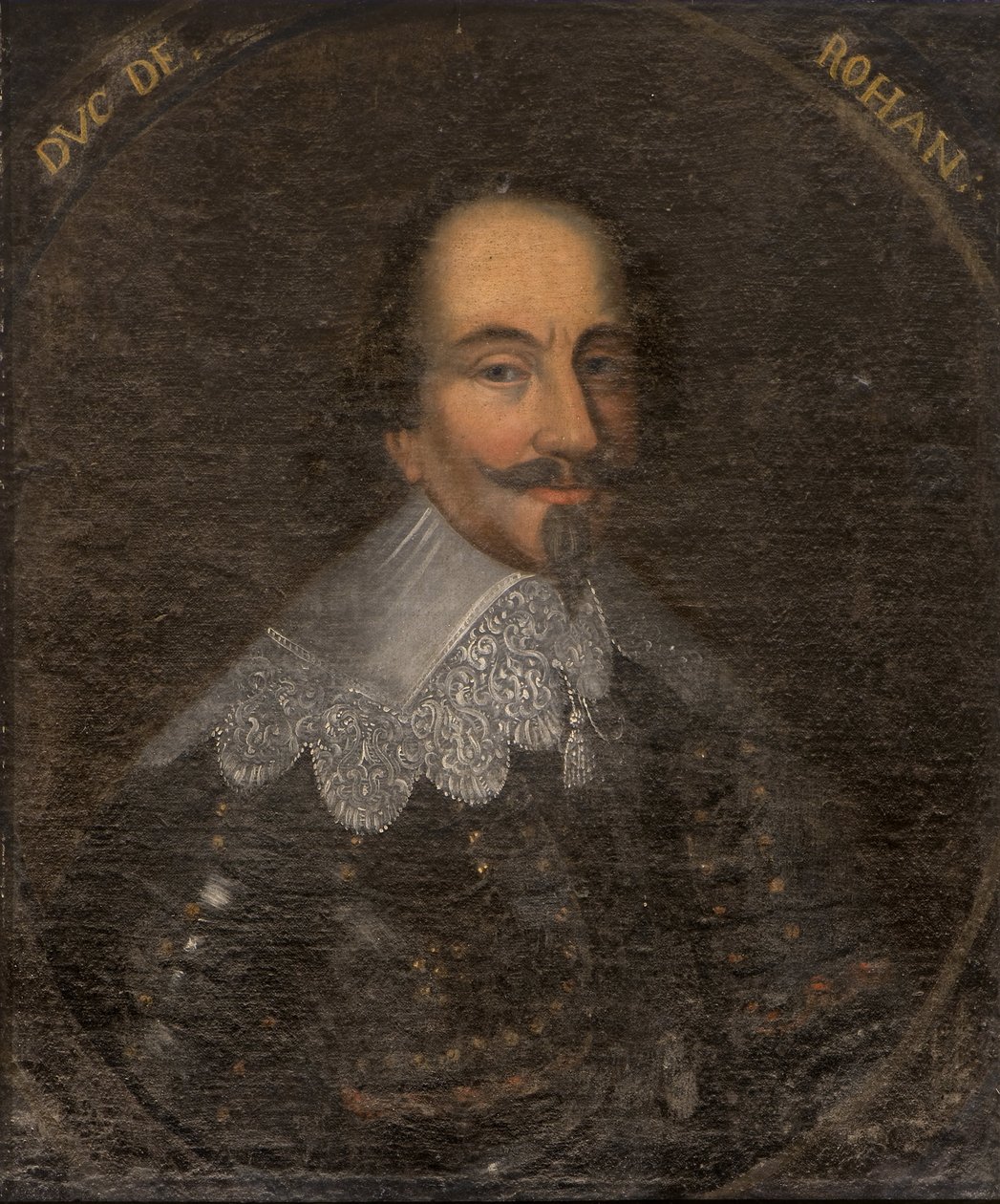 Henri II de Rohan (1579-1638), Rohan hercege és Leon hercege, Anonymous portréja. Olajfestmény. Mérete: 65x55 cm. Nemzeti Múzeum Stockholm alkotó: Unknown artist