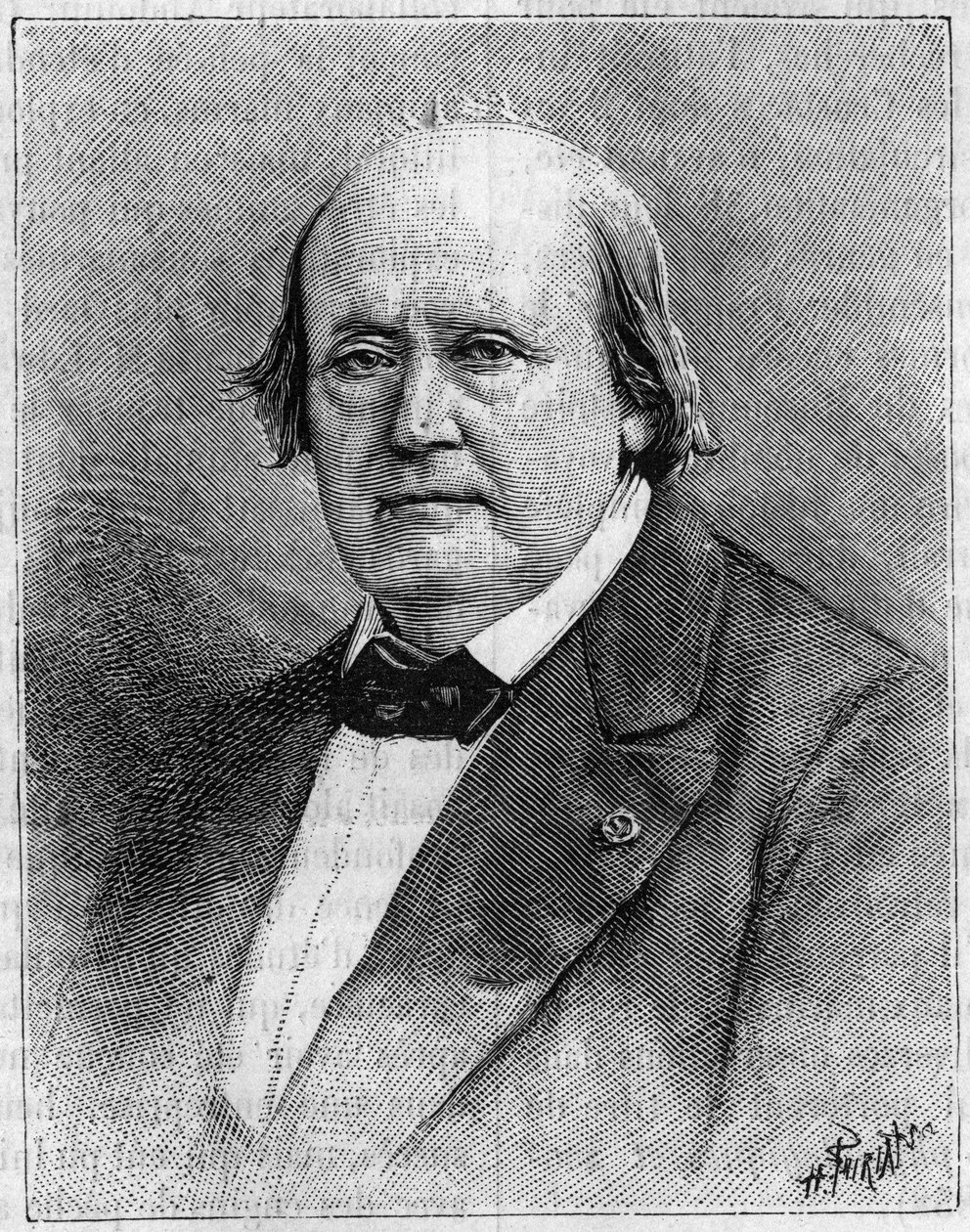 Henri Milne Edwards (Milne-Edwards) (1800-1885) francia természettudós portréja. (Fényképről). Metszet a „természetbe: áttekintés a tudományokról és alkalmazásukról a művészetben és az iparban”” augusztus 8. alkotó: Unknown artist