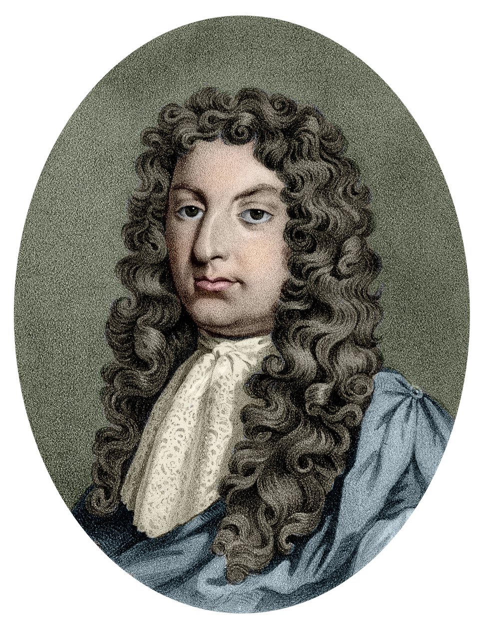 Henry Purcell (1659-1695) brit zeneszerző portréja. alkotó: Unknown artist