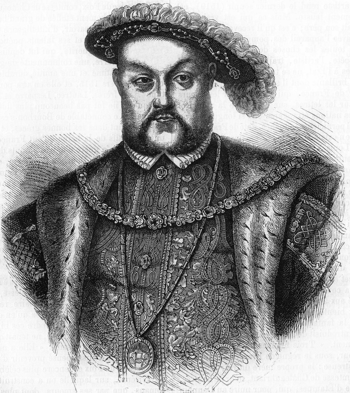 Henrik angol és ír király (1491-1547) portréja. alkotó: Unknown artist