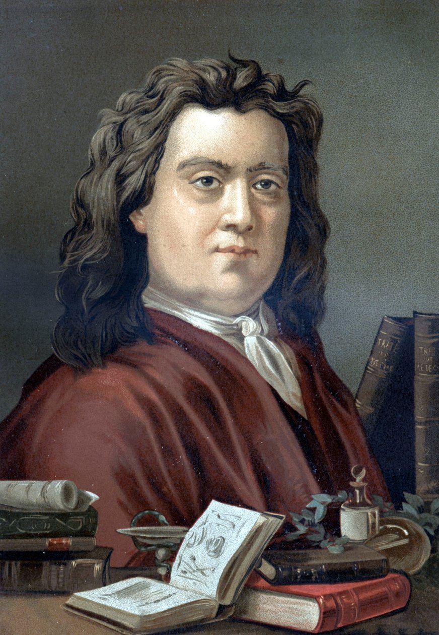 Hermann Boerhaave (1668-1738), holland orvos és vegyész portréja Louis Figuier „Tudomány és emberei” nyomán. Barcelona 1881 alkotó: Unknown artist