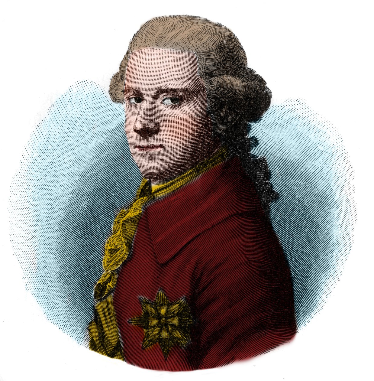 Karl (Carl) August von Sachsen Weimar Eisenach (Charles Augustus of Saxony-Weimar-Eisenach) portréja alkotó: Unknown artist