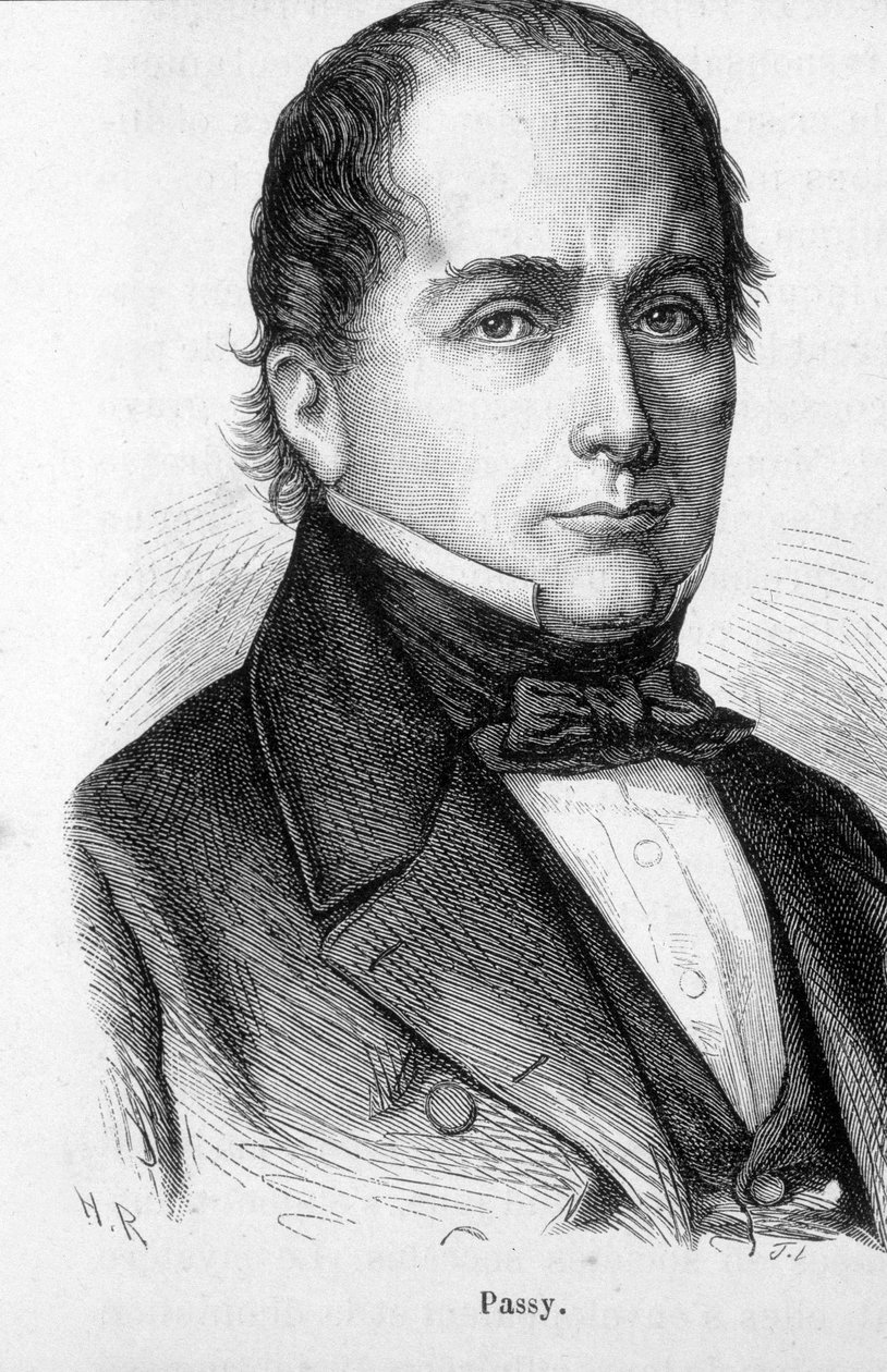 Hippolyte Passy (1793-1880) francia politikus és közgazdász portréja alkotó: Unknown artist