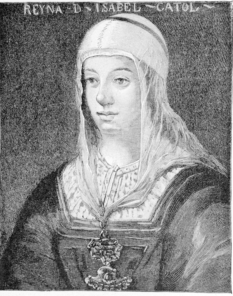 I. Katolikus Izabella (1451-1504), kasztíliai királynő portréja. alkotó: Unknown artist
