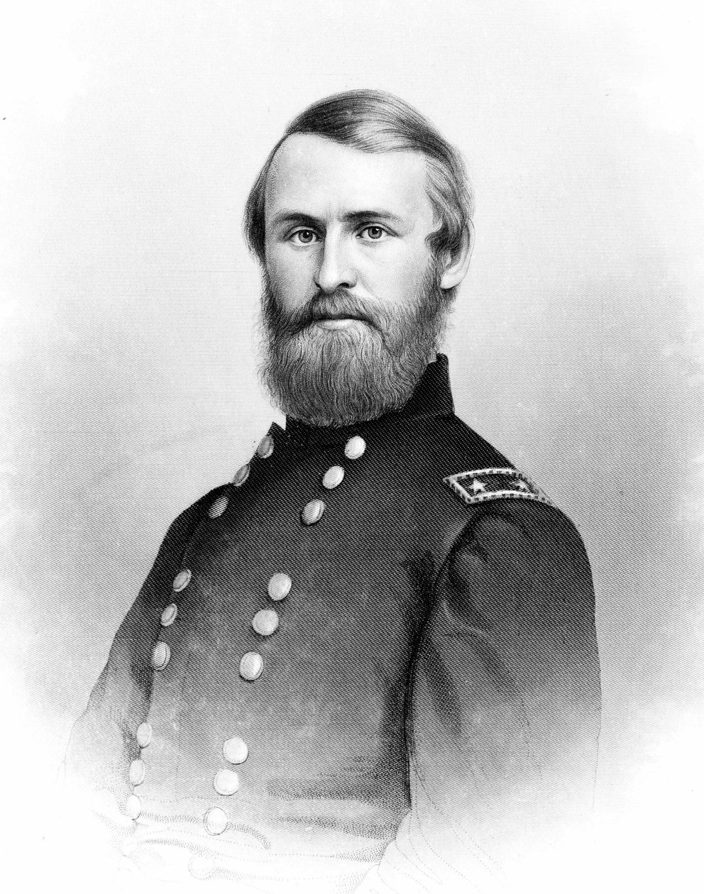 Jacob Dolson Cox portréja, aki részt vett a polgárháborúban. alkotó: Unknown artist