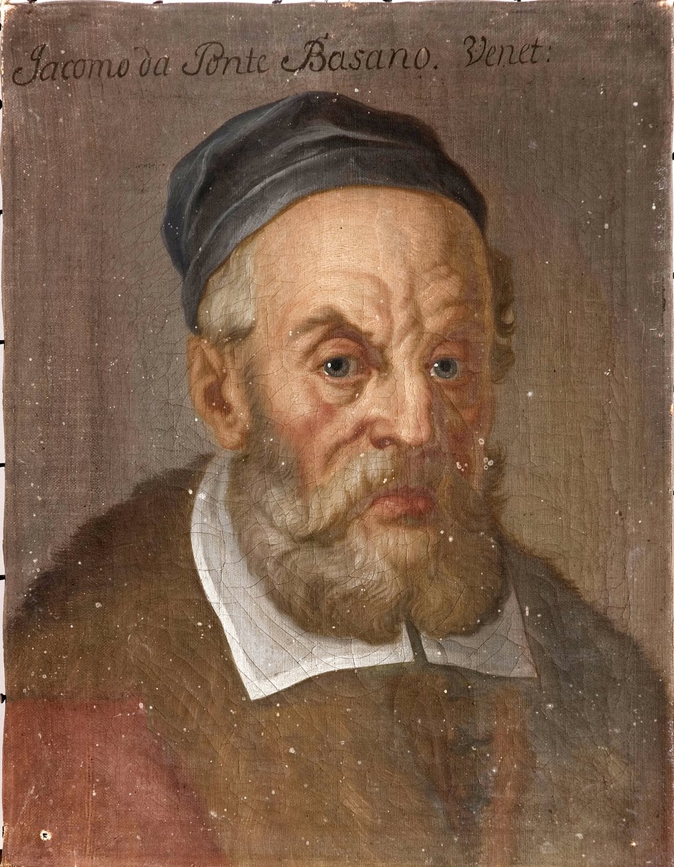 Jacopo Bassano (Jacopo dal Ponte) (1510-1592 körül), Anonymous portréja. Olaj, vászon, kb 1590. Mérete: 39x31 cm. Nemzeti Múzeum Stockholm alkotó: Unknown artist