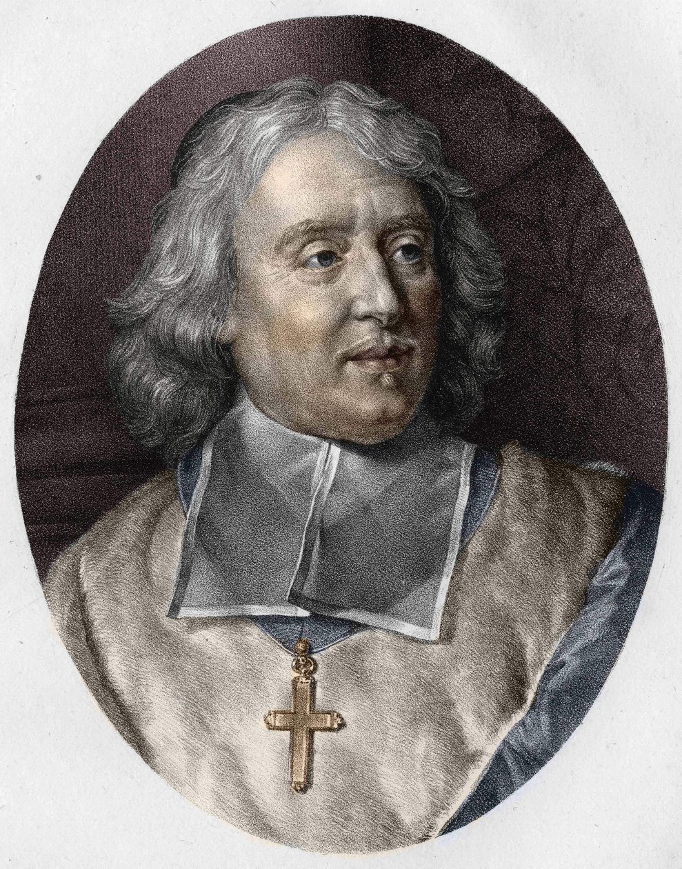 Jacques-Benigne (Jacques Benigne) Bossuet (1627 - 1704) portréja. alkotó: Unknown artist