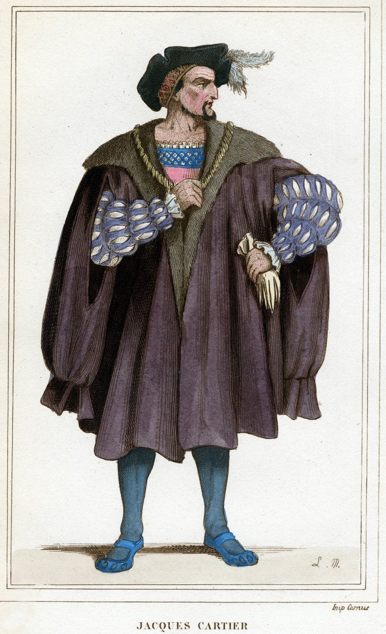 Jacques Cartier (1491 - 1557) portréja. alkotó: Unknown artist