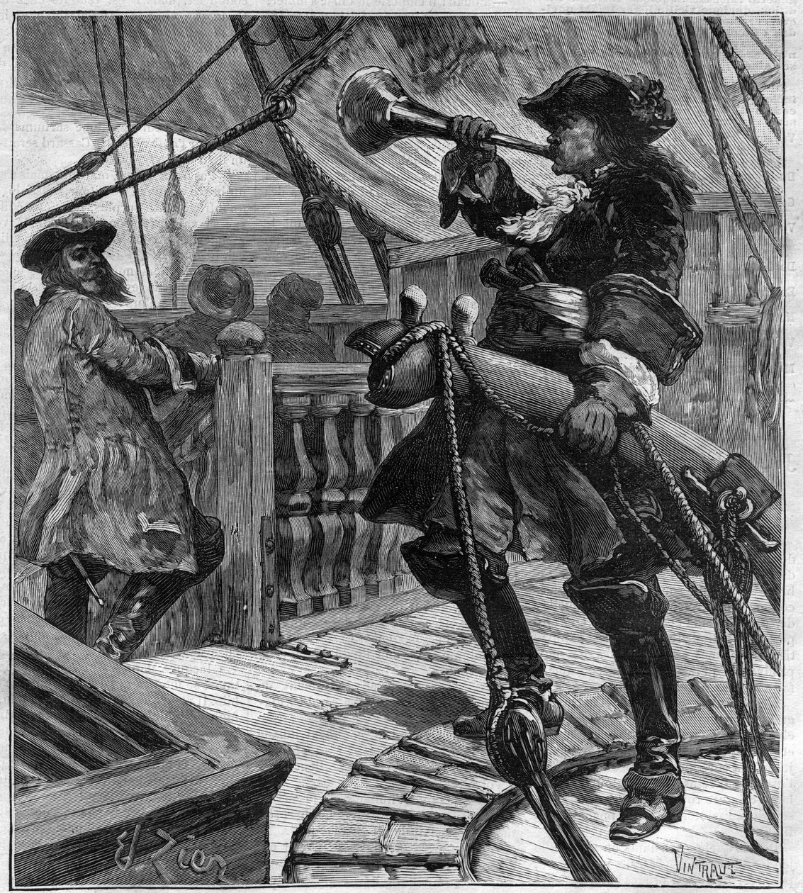 Jacques Cassard francia tengerész portréja alkotó: Unknown artist