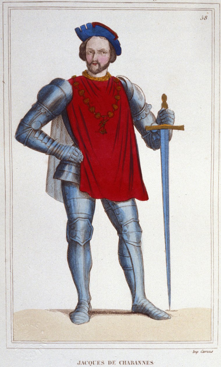Jacques de Chabannes LA PALICE urának portréja. Franciaország marsallja 1470-1525. alkotó: Unknown artist