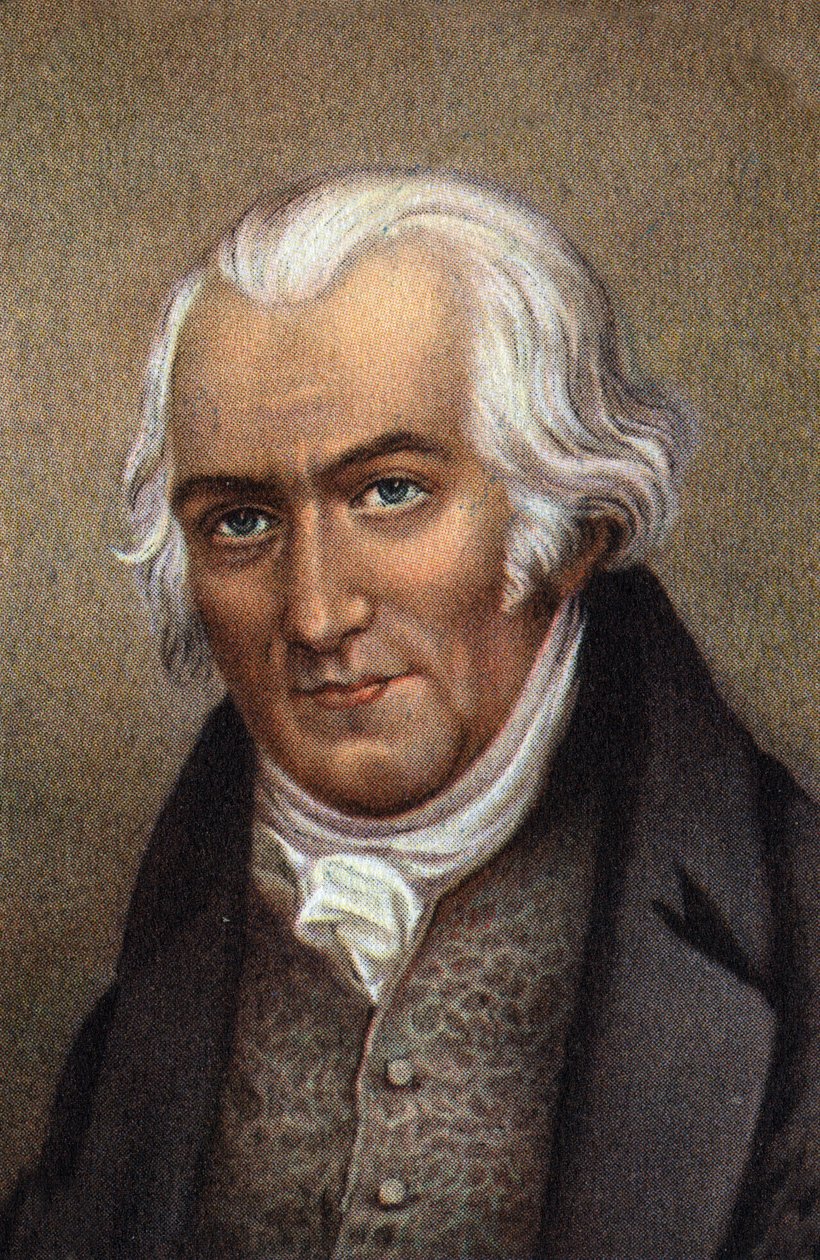 James Watt skót mérnök portréja. alkotó: Unknown Artist