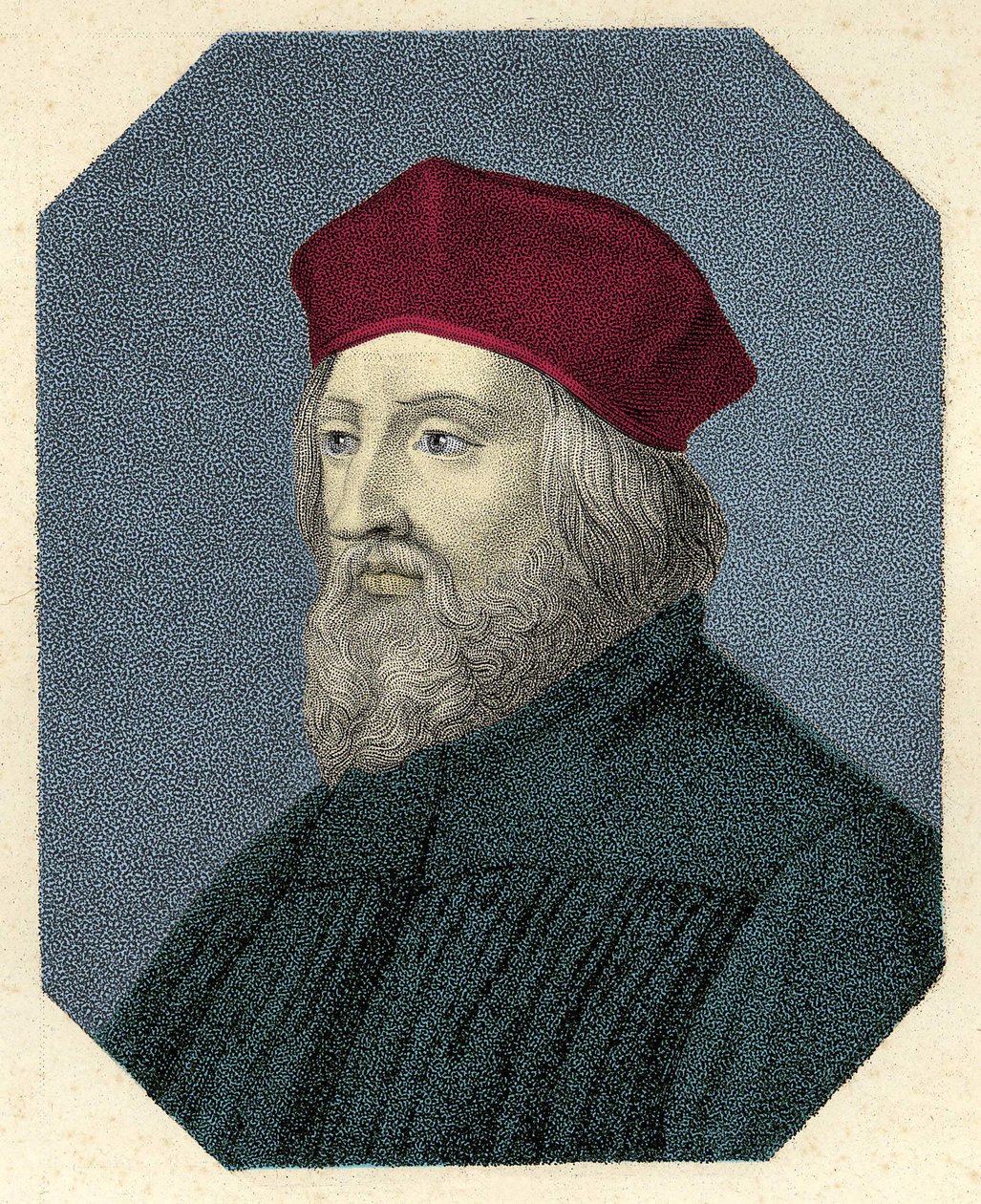 Jan Hus (vagy Jean Huss) portréja alkotó: Unknown artist