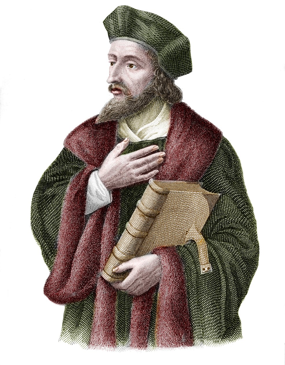 Jan Hus (vagy Jean Huss) portréja alkotó: Unknown artist