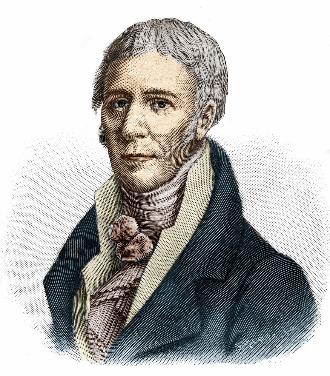 Jean-Baptiste (Jean Baptiste) Lamarck (1744-1829) portréja. alkotó: Unknown artist