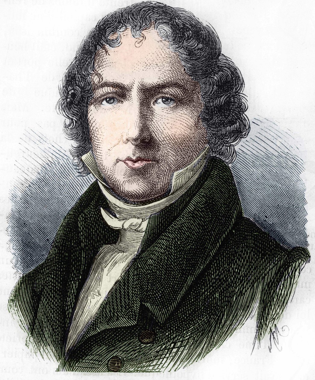 Jean-Baptiste Biot (1744-1862) francia kémikus portréja. alkotó: Unknown artist