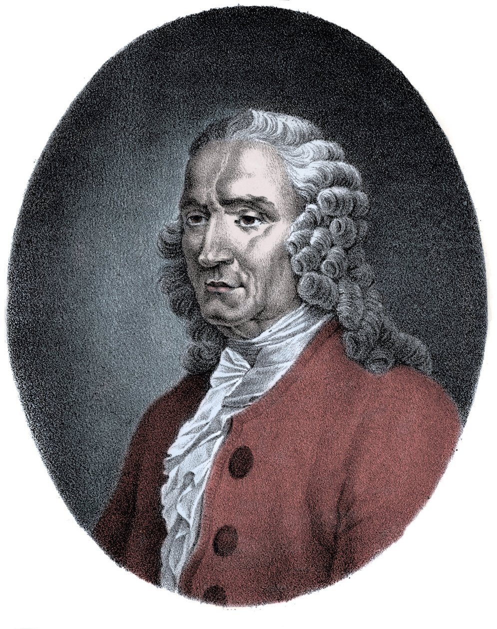 Jean-Philippe (Jean Philippe) Rameau (1683-1764) francia zeneszerző portréja. alkotó: Unknown artist