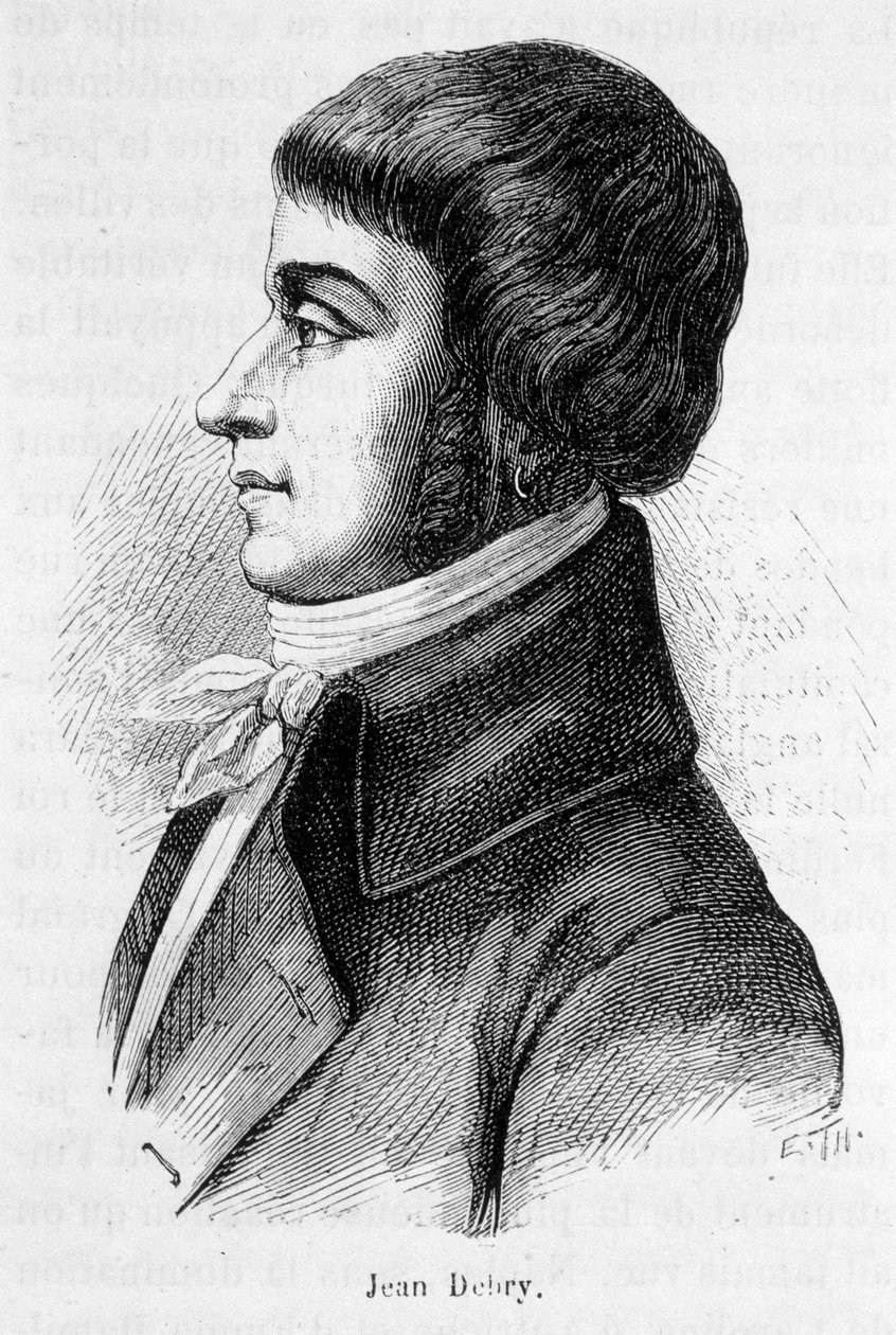 Jean Antoine Joseph Debry vagy De Bry (1760-1834), Aisne helyettesének portréja a Nemzeti Kongresszuson. alkotó: Unknown artist