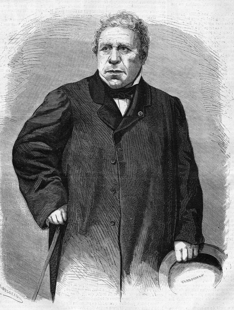 Jean Auguste Dominique Ingres (1780-1867) portréja. francia festő. alkotó: Unknown artist