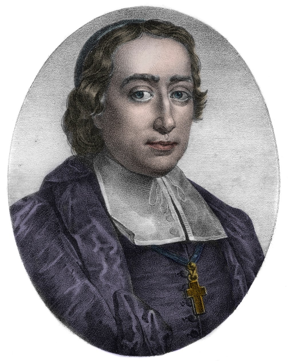 Jean Baptiste (Jean-Baptiste) Massillon (1663-1742), francia katolikus püspök és prédikátor, Clermont püspökének portréja – Jean Baptiste (Jean-Baptiste) Massillon (1663-1742) francia prédikátor és egyházi ember portréja alkotó: Unknown artist