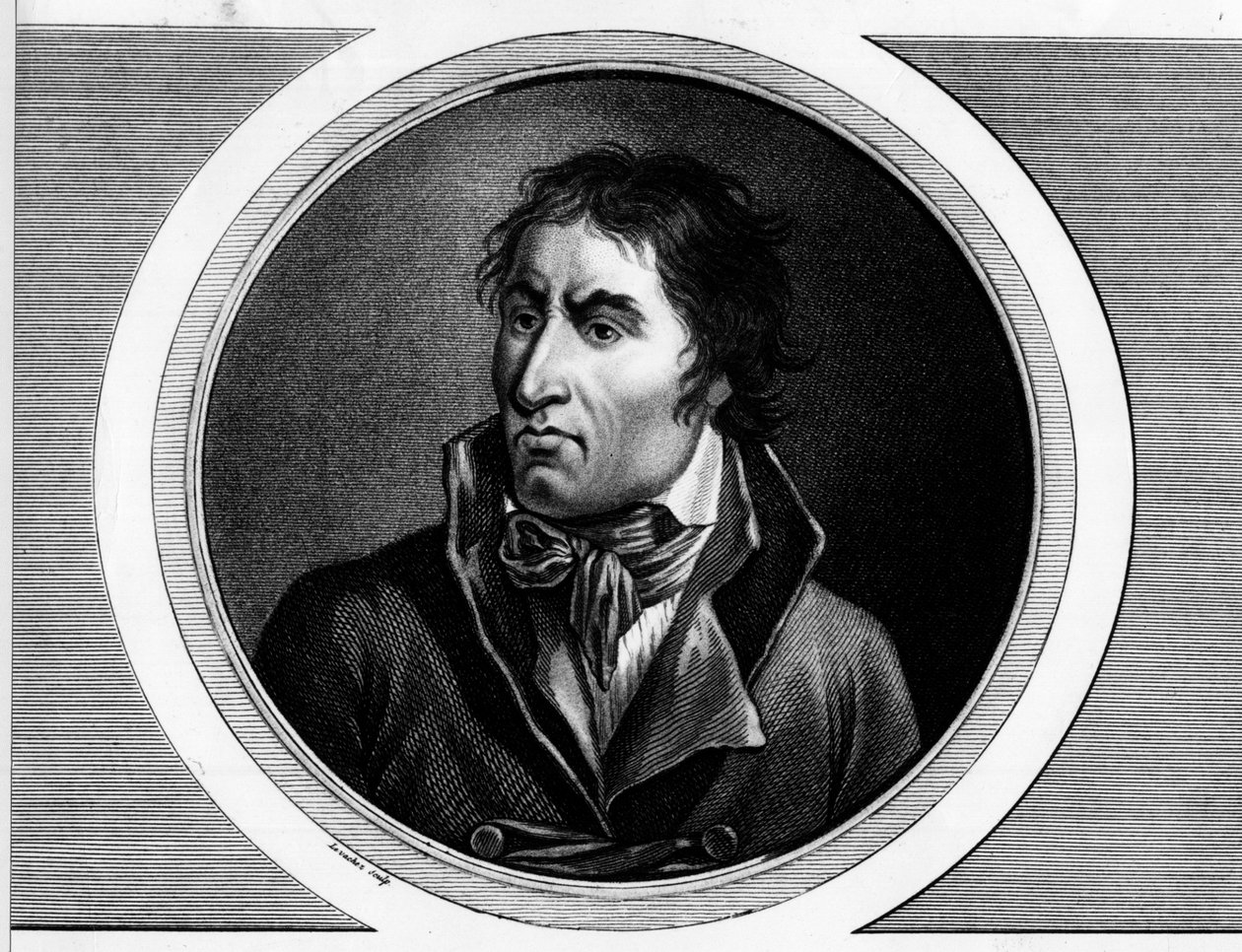 Jean Baptiste Carrier (1756-1794) francia politikus portréja. Metszet a „” A francia forradalom történelmi festményeinek teljes gyűjteménye, három kötetben.””” 1804. alkotó: Unknown artist