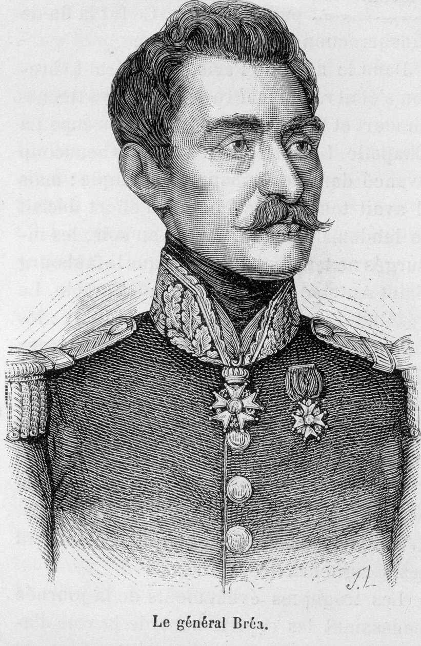 Jean Baptiste Fidele Brea francia tábornok (1790-1848) portréja. alkotó: Unknown artist