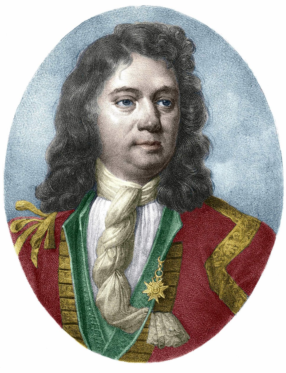 Jean Bart (1650 - 1702) francia magánember portréja. alkotó: Unknown artist