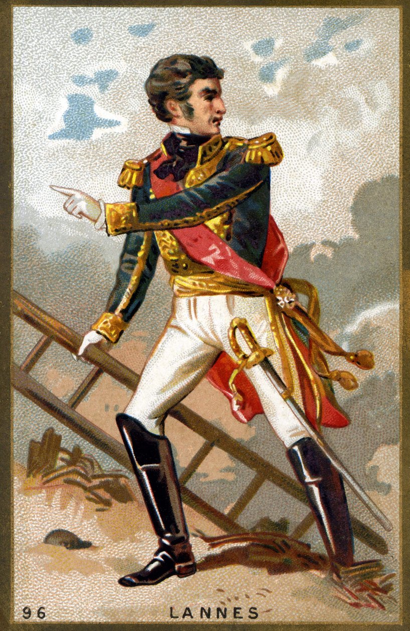 Jean Lannes, Montebello hercegének (1769-1809), Franciaország marsalljának portréja. századi kromolitográfiája. alkotó: Unknown artist