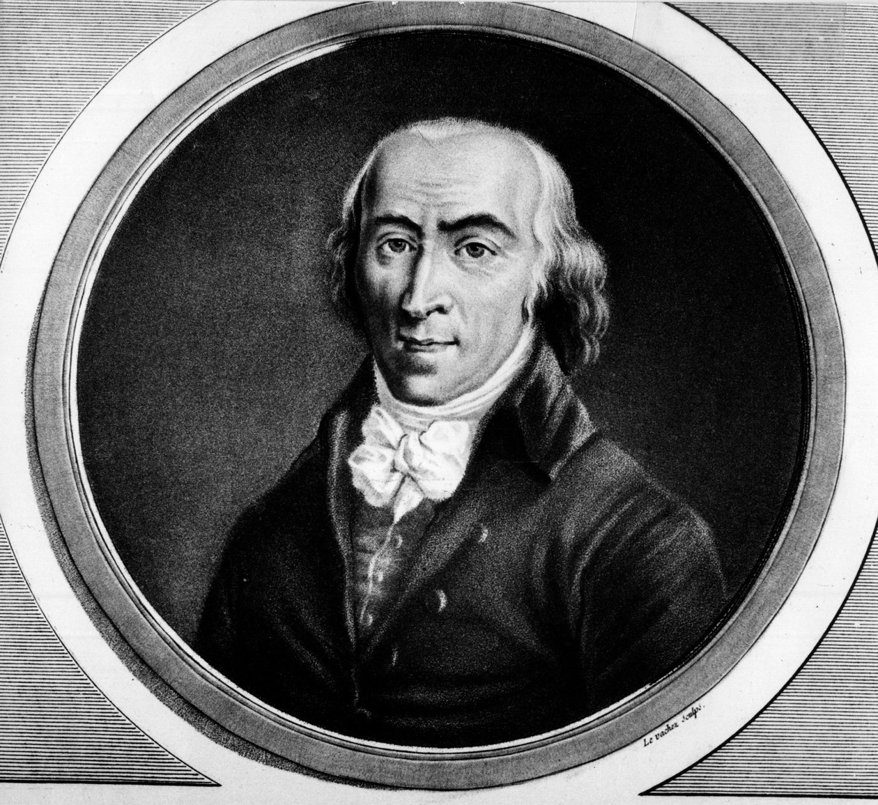 Jean Marie Roland de la Platiere (1734-1793) francia miniszter portréja. Metszet a „” A francia forradalom történelmi festményeinek teljes gyűjteménye, három kötetben.””” 1804. alkotó: Unknown artist