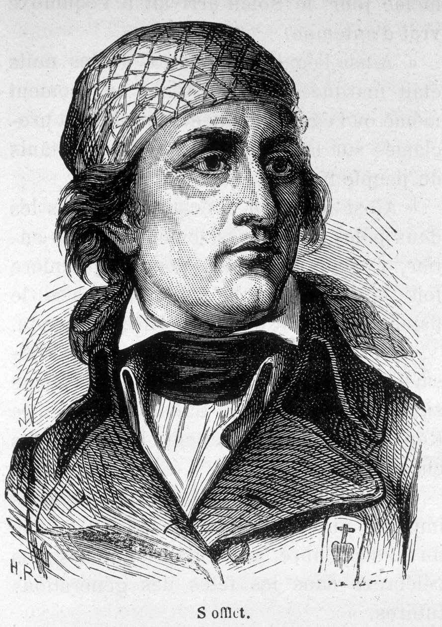 Jean Nicolas Stofflet (1753-1796), a vendean-lázadás szereplőjének portréja. alkotó: Unknown artist