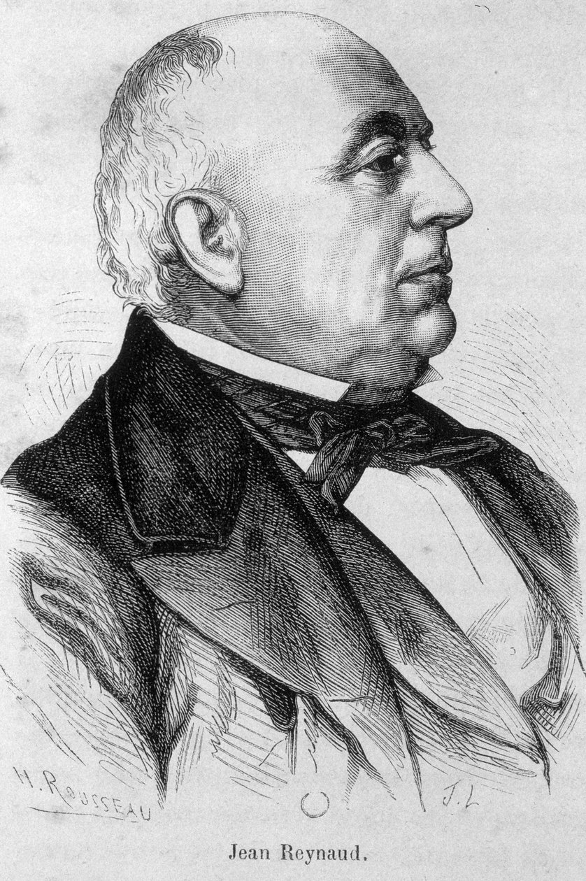 Jean Reynaud portréja (1806-1863) francia filozófus. alkotó: Unknown artist