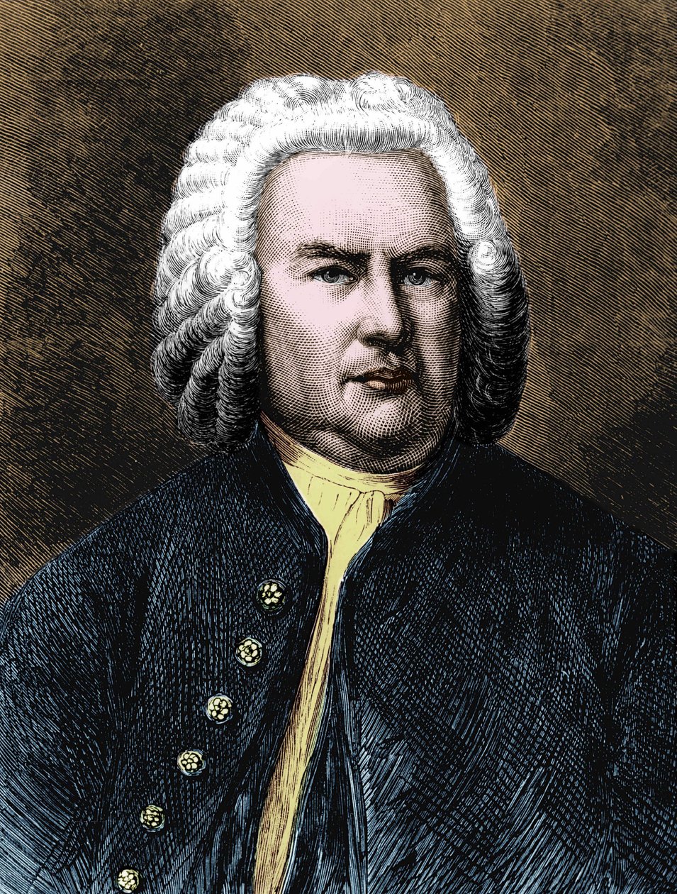Jean Sebastien Bach portréja (Johann Sebastian Bach alkotó: Unknown artist