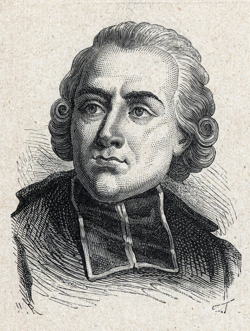 Jean Sibrake (Jean-Sibrakes) (vagy Siffrein) Maury abbe (1746-1817), francia bíboros és párizsi levéltár, az Academy francaise tagja portréja – 1889-es metszet alkotó: Unknown artist