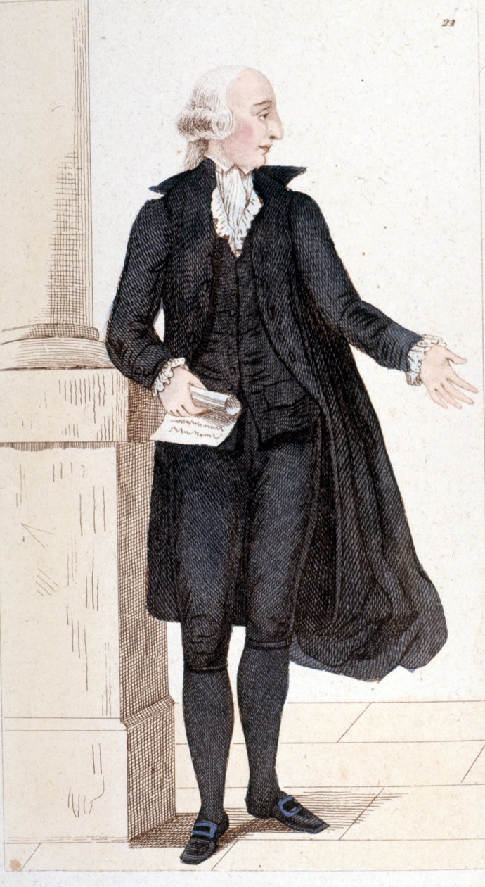 Jean Sylvain BAILLY (1736-1793), író, csillagász és politikus portréja, akit az Académie francaise tagjává választottak. A csillagászattörténet szerzője különösen. Guillotinolták, mert segített XVI. Lajosnak megszökni. Metszet 1830-ból. alkotó: Unknown artist