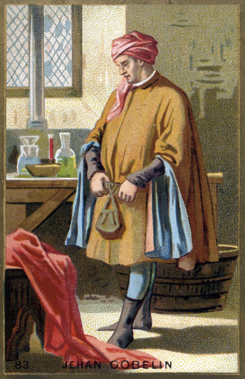 Jehan Gobelin, XV. századi vegytisztító portréja. alkotó: Unknown artist