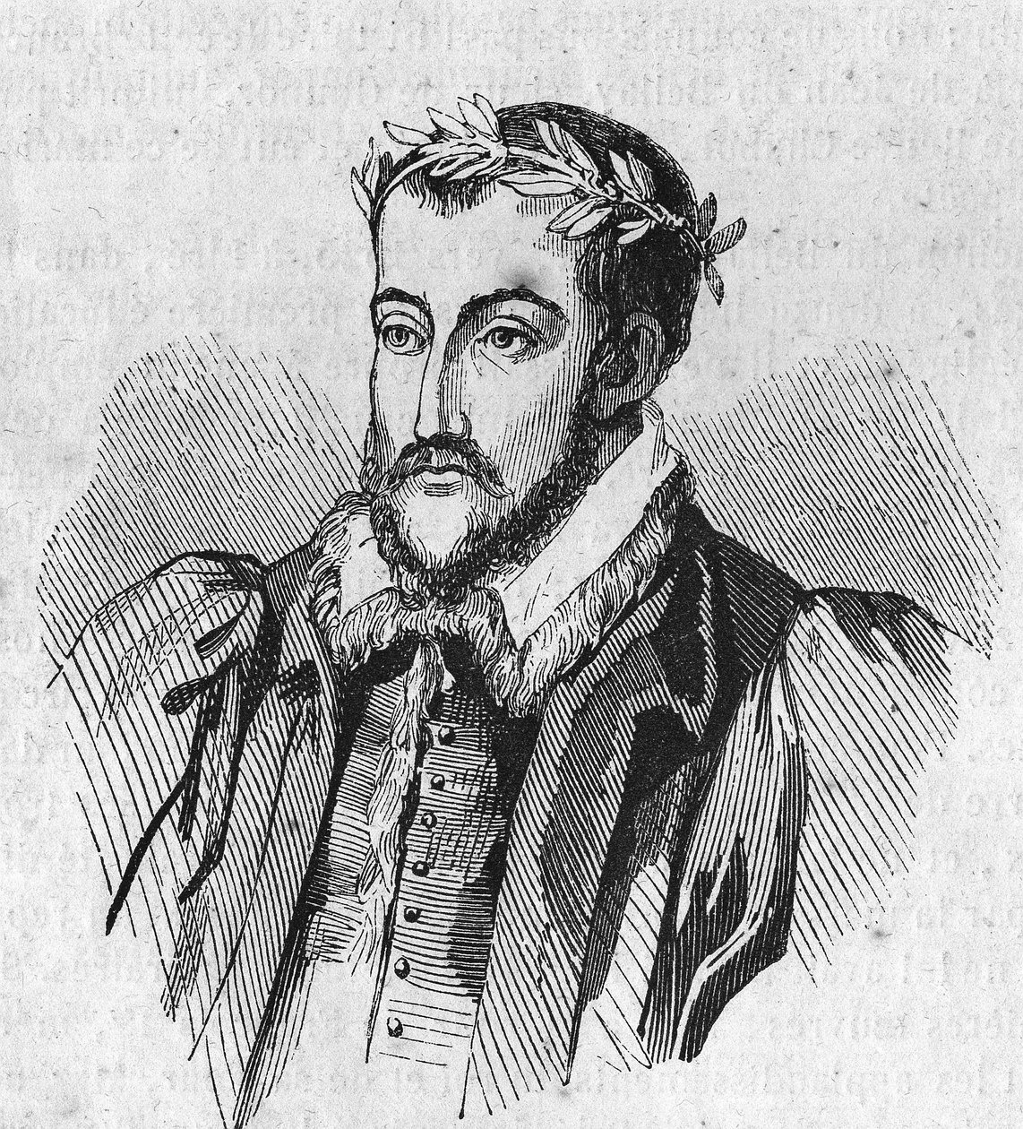 Joachim du Bellay portréja: francia költő (chateau du Liré, Maine-et-Loire alkotó: Unknown artist
