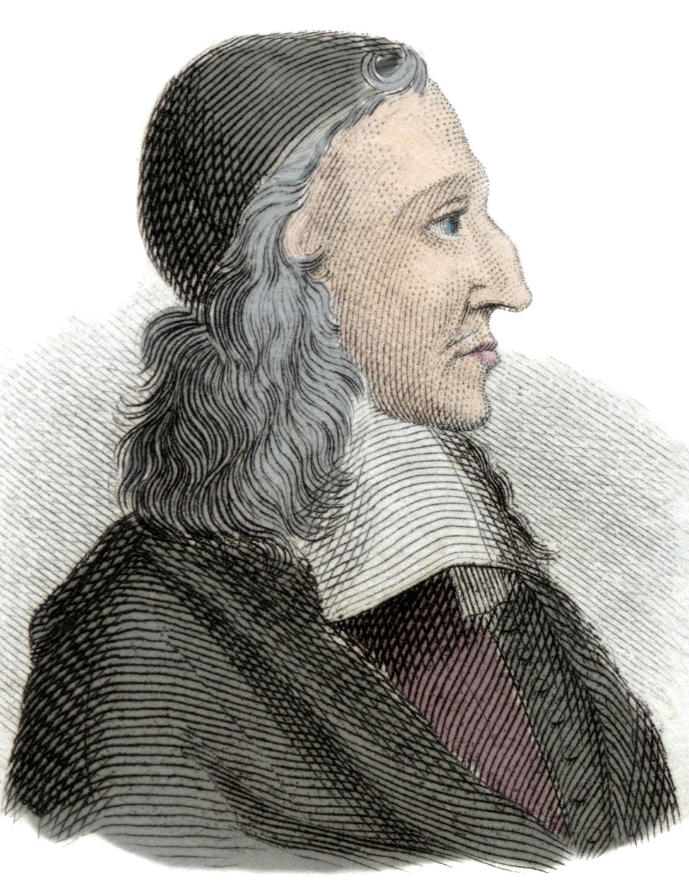 Johan de Witt (Jean de Witt) (1625-1672) portréja holland politikus, közgazdász és matematikus Metszet a 19. századról. alkotó: Unknown artist