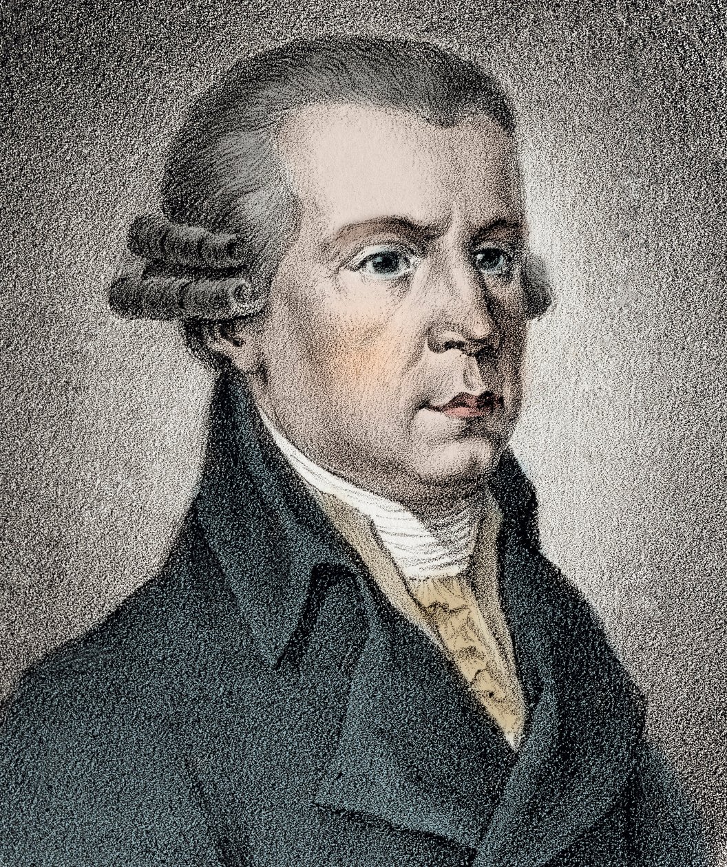 Johann Georg Albrechtsberger (1736-1809) osztrák zenész portréja - alkotó: Unknown artist