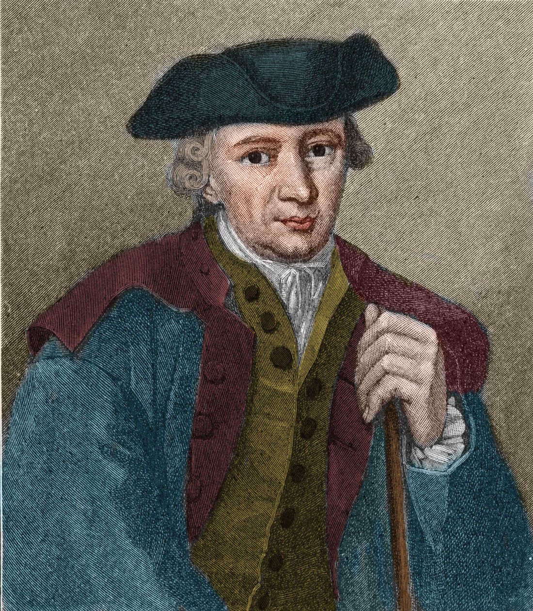 Johann Georg Hamann (1730-1788) német filozófus és író portréja. alkotó: Unknown artist