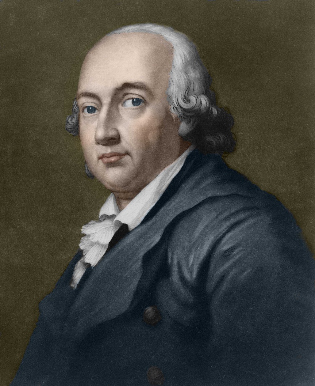 Johann Gottfried Herder (1744-1803) német filozófus, teológus és nyelvész portréja. alkotó: Unknown artist