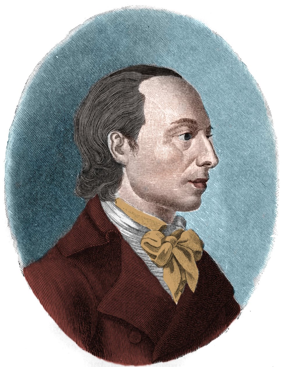 Johann Heinrich Voss portréja (Jean Henri Voss alkotó: Unknown artist