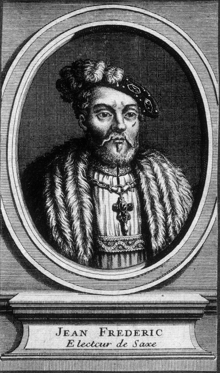 János portréja - Frigyes, a nagylelkű, szász választófejedelem (1503 - 1554) - n.d. alkotó: Unknown artist