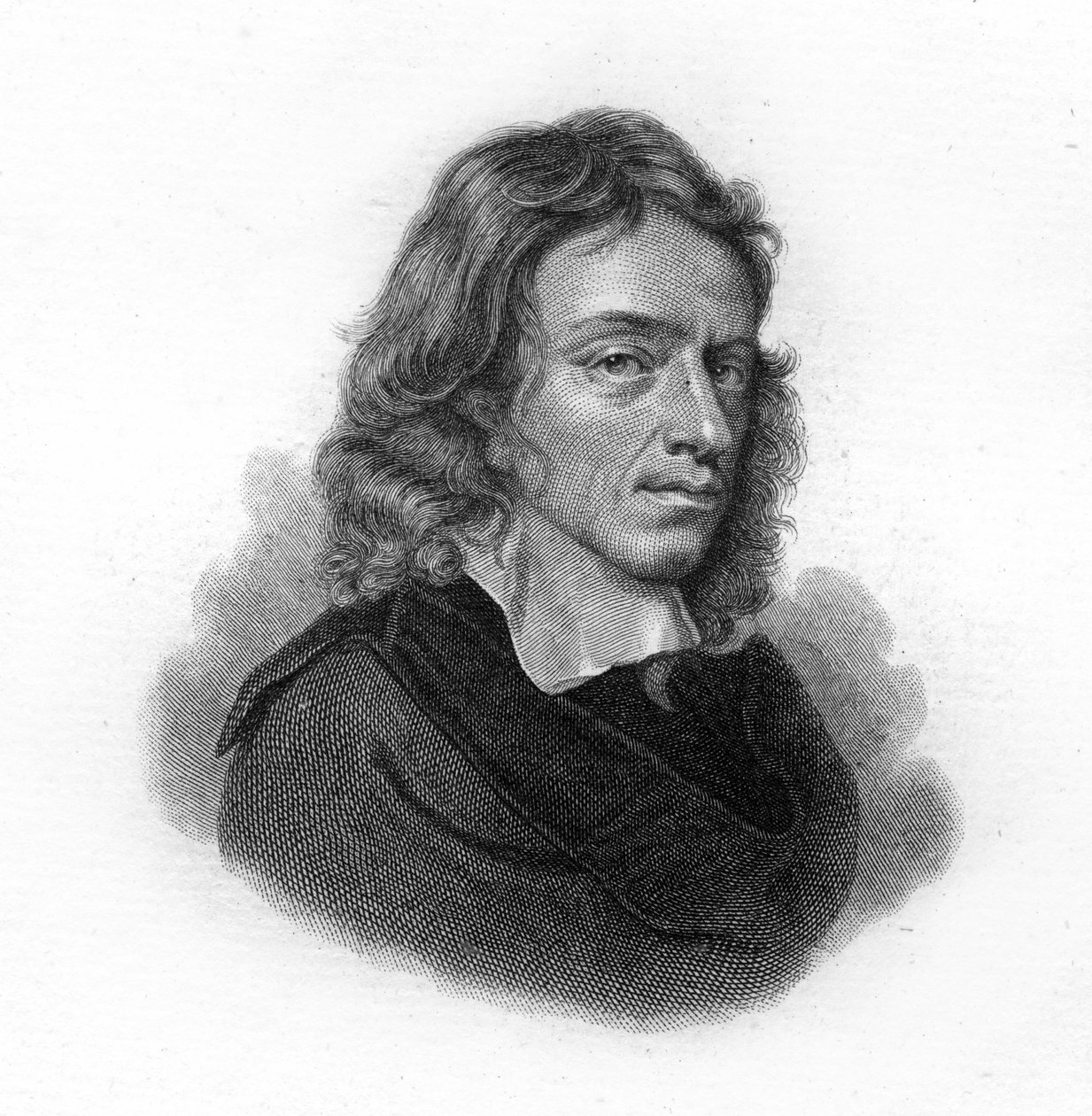 John Milton angol költő és esszéíró (1608-1674) portréja alkotó: Unknown artist