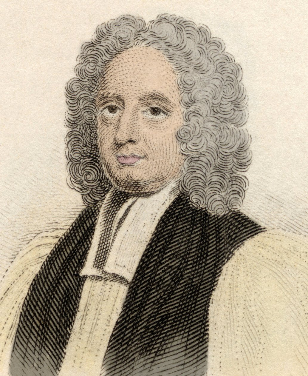 John Potter (kb. 1674-1747), angol egyházi és Cantorbery archaikus portréja. századi metszet. alkotó: Unknown artist