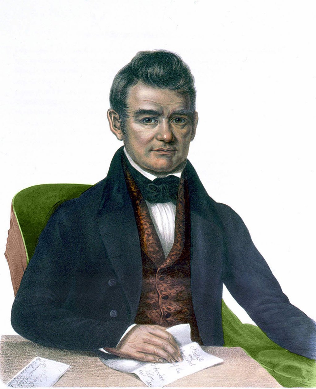 John Ross portréja, 1843-as metszet. alkotó: Unknown artist