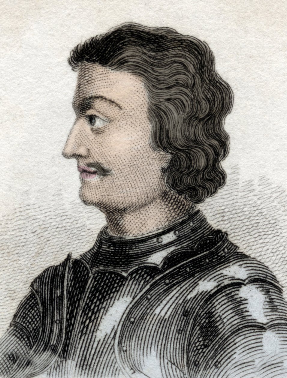 John of Scotland vagy John of Balliol (kb. 1248-kb. 1315), skót király portréja. századi metszet. alkotó: Unknown artist