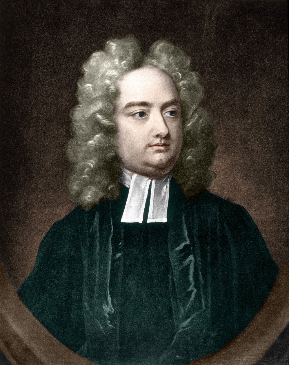 Jonathan Swift portréja. Ír író (1667-1745). alkotó: Unknown artist