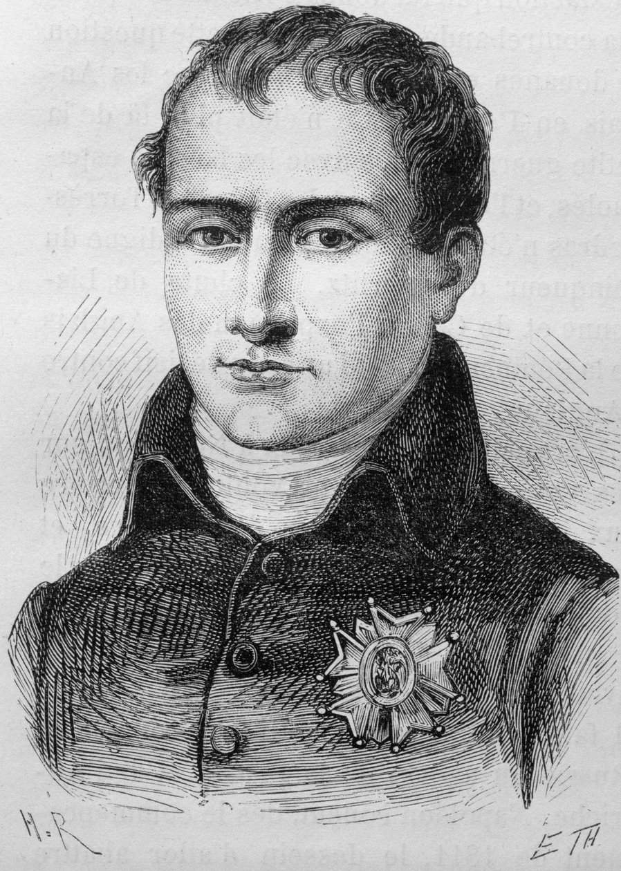 Joseph Bonaparte (1768 - 1844) portréja. század végi metszet a „Histoire de France”-ban, H. Martin. alkotó: Unknown artist