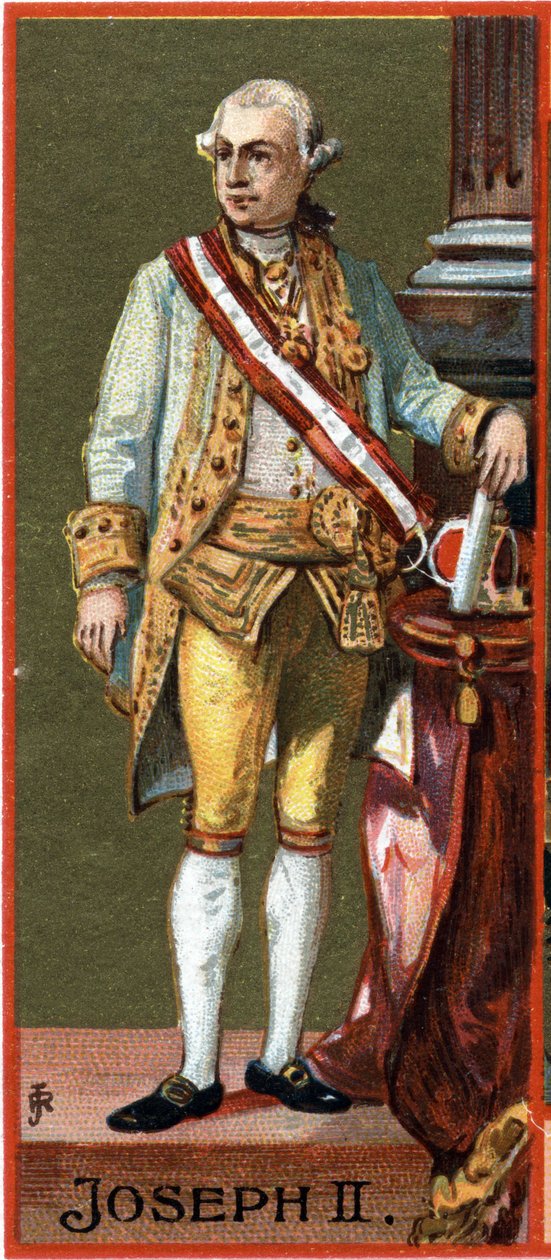 II. József (1741-1790), Ausztria főhercegének, a Szent Birodalom császárának (megválasztott, nem koronás) portréja (1765-1790). alkotó: Unknown artist